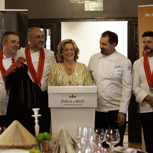 1ª Teniente de Alcalde Isabel Ruiz presentado las jornadas gastronómicas cervantinas